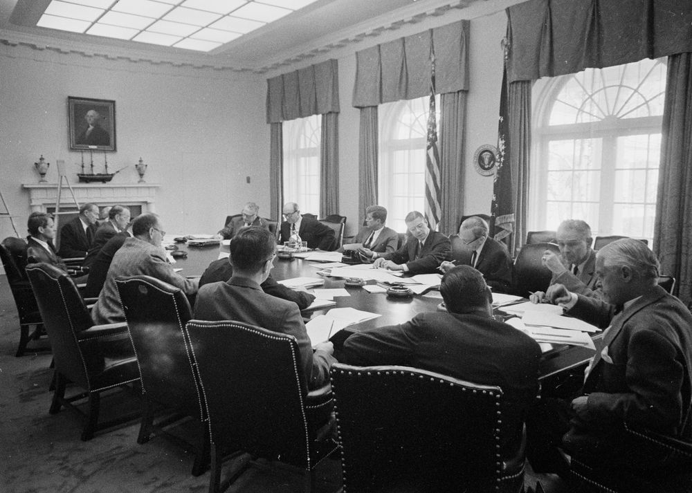 A meeting of the EXCOMM regarding Cuba